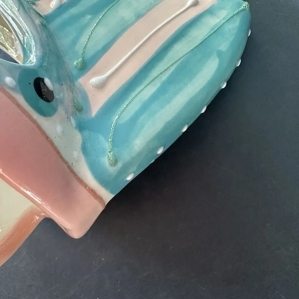 VTG Lanz Russell 1995 Ceramic Fish Sculpture Coastal Seafood Restaurant Decor